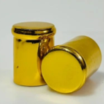15mm Aluminium Golden Attar Bottle Loti Cap