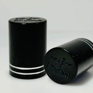 18mm Aluminium Black Attar Bottle Diamond Cut Cap