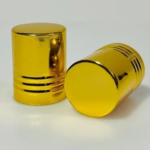 18mm Aluminium Golden Attar Bottle Logo Cap