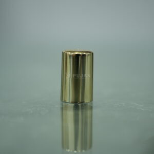 18mm Aluminium Golden Perfume Bottle Bellavita Overcap (Glossy Finish)