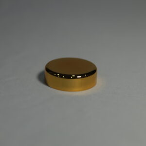 Gold Finish Aluminium Perfume Cap
